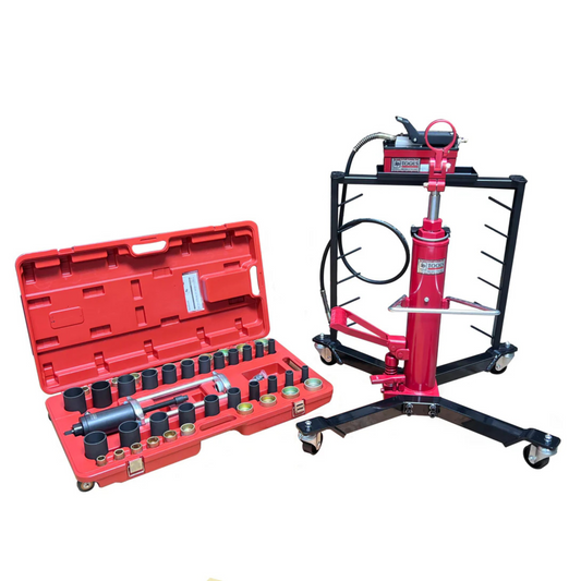MOBILE HYDRAULIC PRESS W/ AIR PUMP