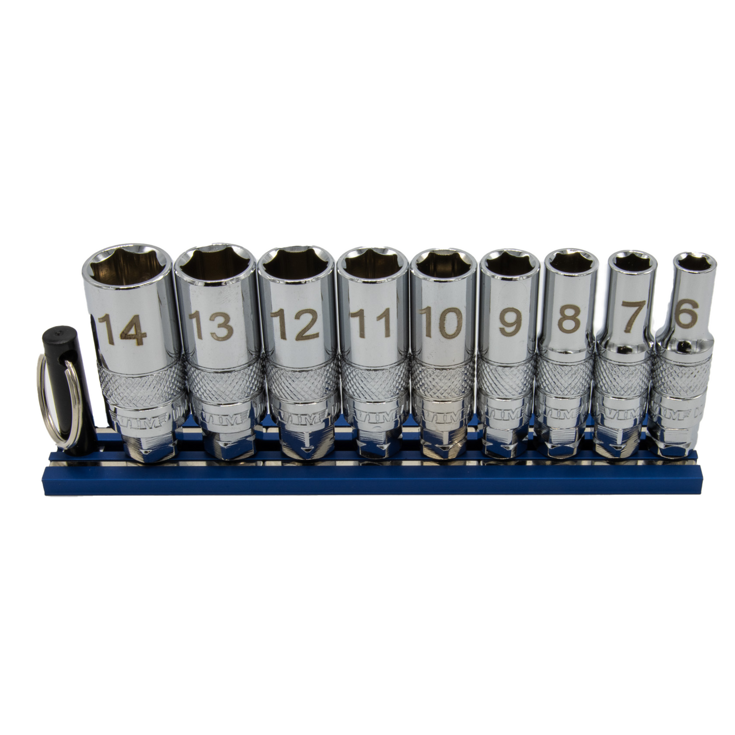 Deep Dual Drive Metric Socket Set – 1/4" Square Drive, 11mm & 13mm Hex Outer Drive (6mm - 14mm)