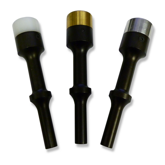 Air Hammer Soft Head Tool Set, 3pc. Aluminum, Brass, & Nylon Headed Air Hammers