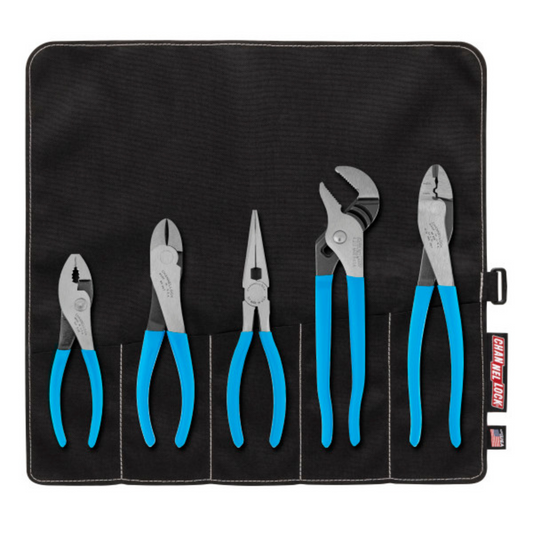Channellock 5pc Technicians Pliers Set with Tool Roll