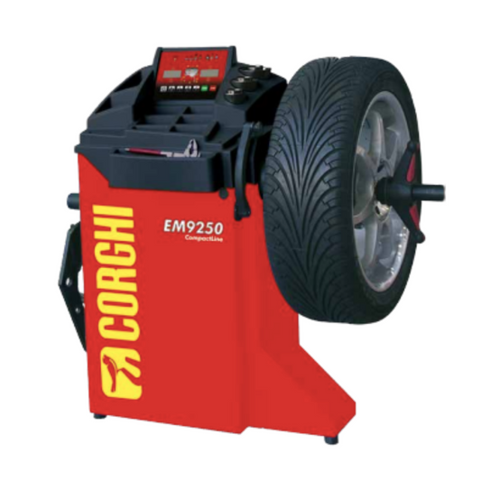 Corghi EM9250 Balancer w/o Opt 3D External Arm