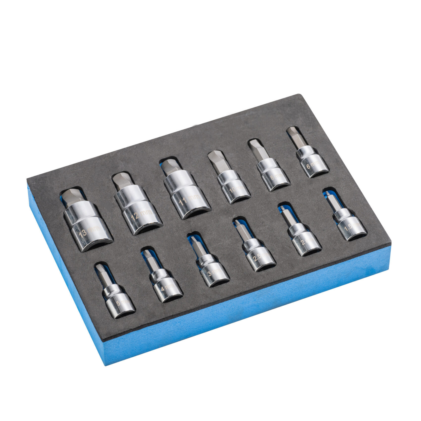 12 PC Damaged Hex Extractor Bit Socket Set