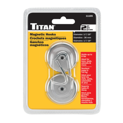 2 pc. 1-7/16 in. Magnetic Hooks (11165)
