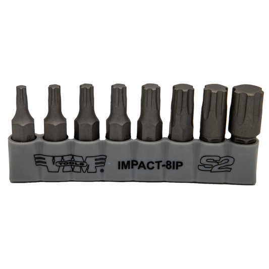 TORX PLUS, Impact Quality S2 Bit Set, 8 pc Bits 5/16″ Hex bodies, 1.25″L, IP20 thru IP55