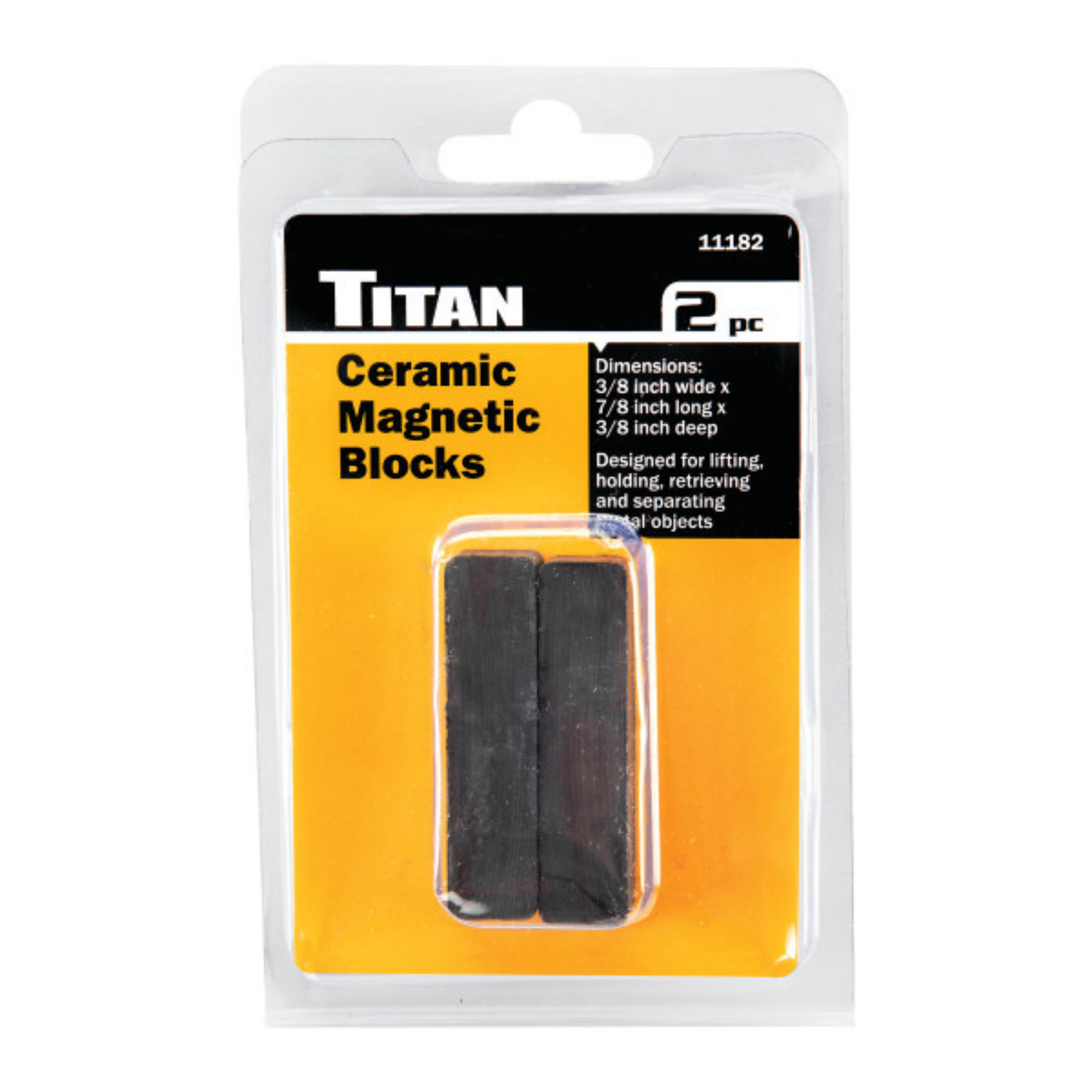 2 pc. Ceramic Magnetic Blocks (11182)