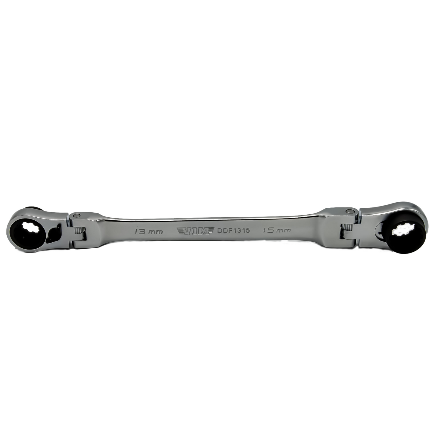 Double Deep Spline Flex Head Ratcheting Wrench Set (8 mm - 17 mm)