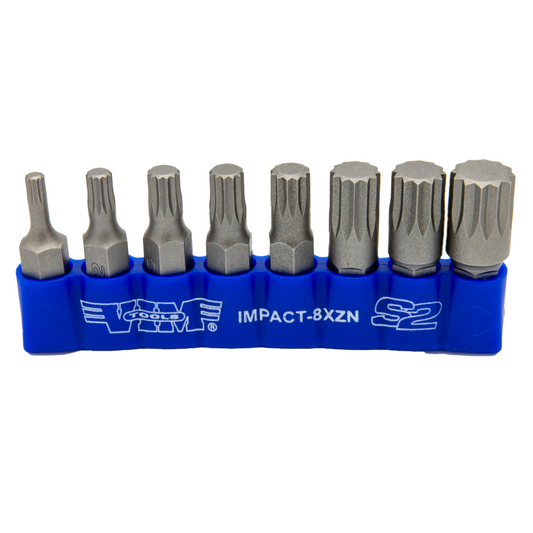 8 PC 5/16″ Shank Impact Triple Square Bit Set