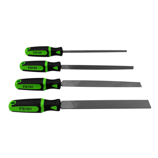 4 Piece File Set, 12″ OAL