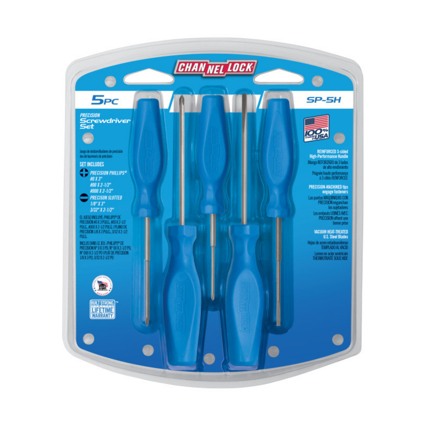 Channellock 5pc Precision Screwdriver Set
