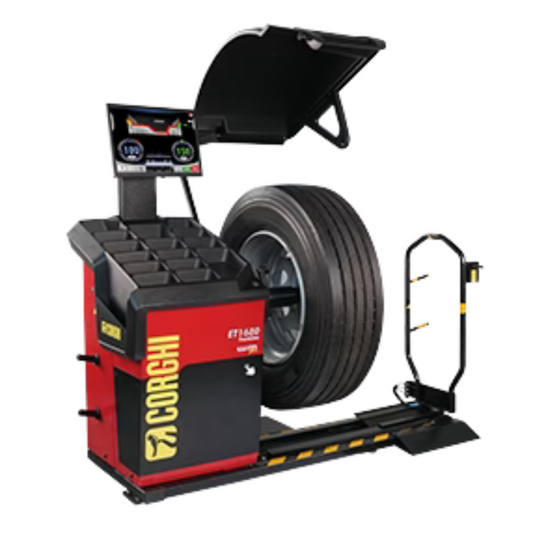 Corghi ET1680/WL HD Monitor Truck Wheel Balancer (Opt Full Diag - 3 Sonars)