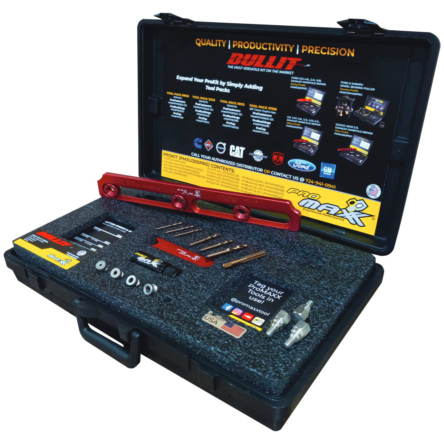 ProMAXX BULLIT Universal Broken Bolt Extractor Kit