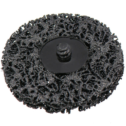 3″ Black Strip-Brite Pads with Twist-to-Lock Backing