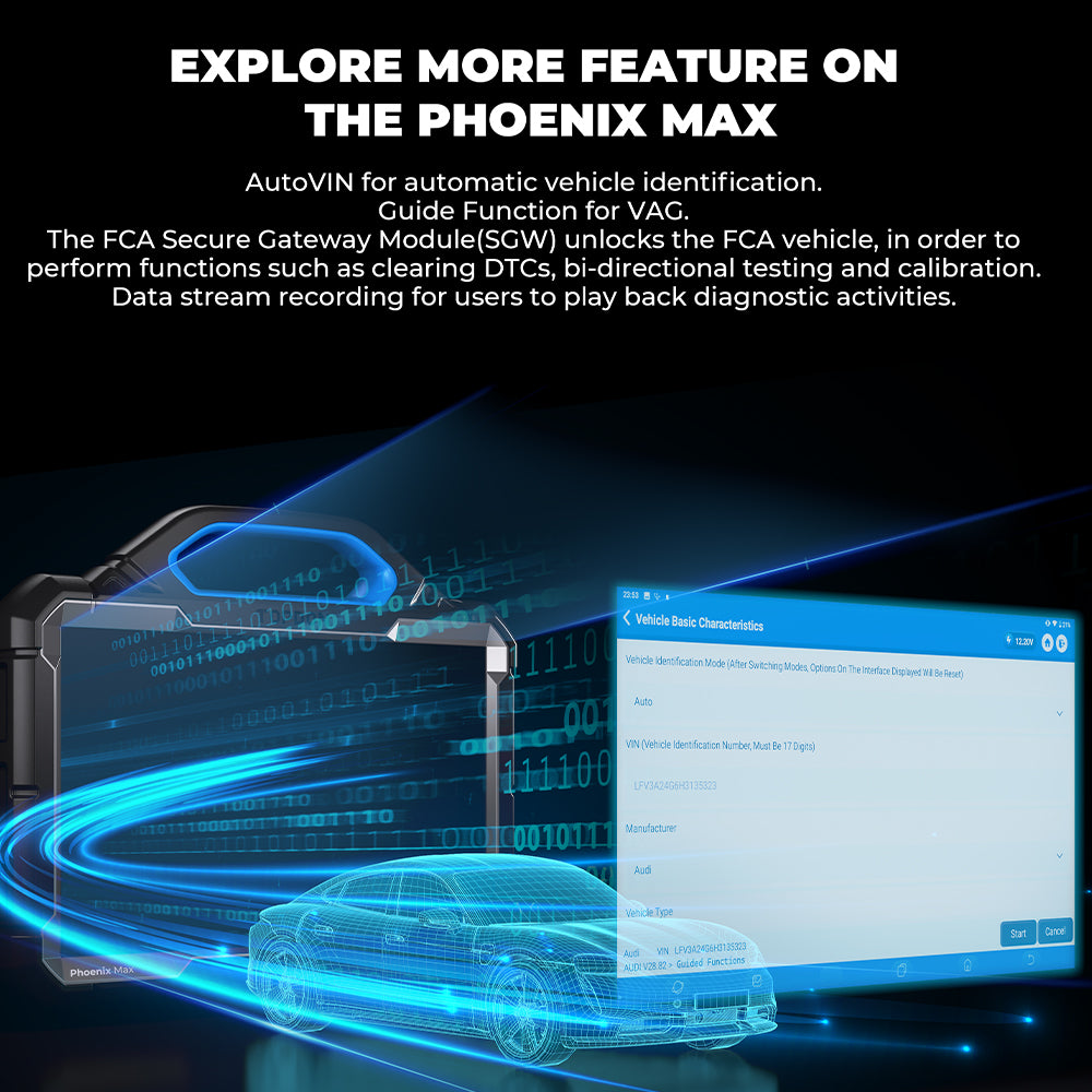 TOPDON 13.3" OE-Level Scan Tool, Docking Station & 4 Ch Oscilloscope