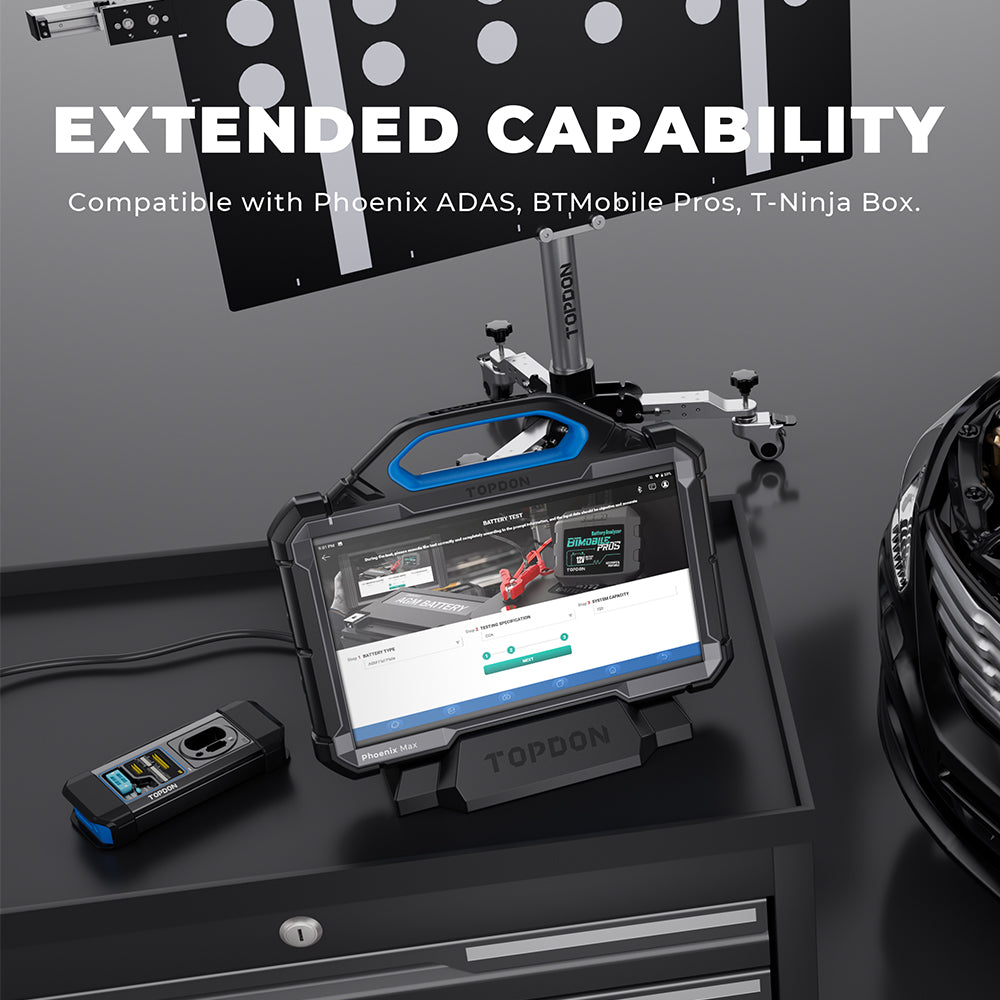 TOPDON 13.3" OE-Level Scan Tool, Docking Station & 4 Ch Oscilloscope