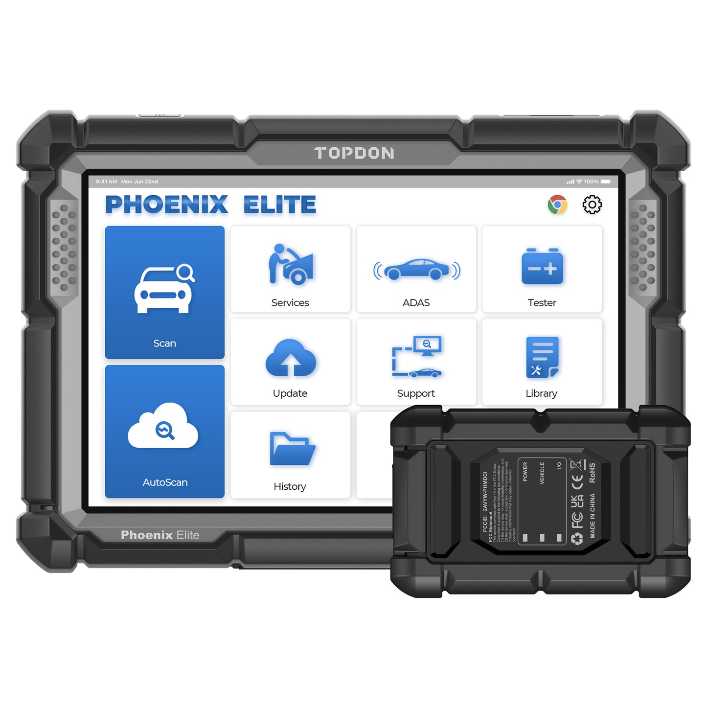 TOPDON Immobilizer Box & Key Programmer for Phoneix Line, EEPROM