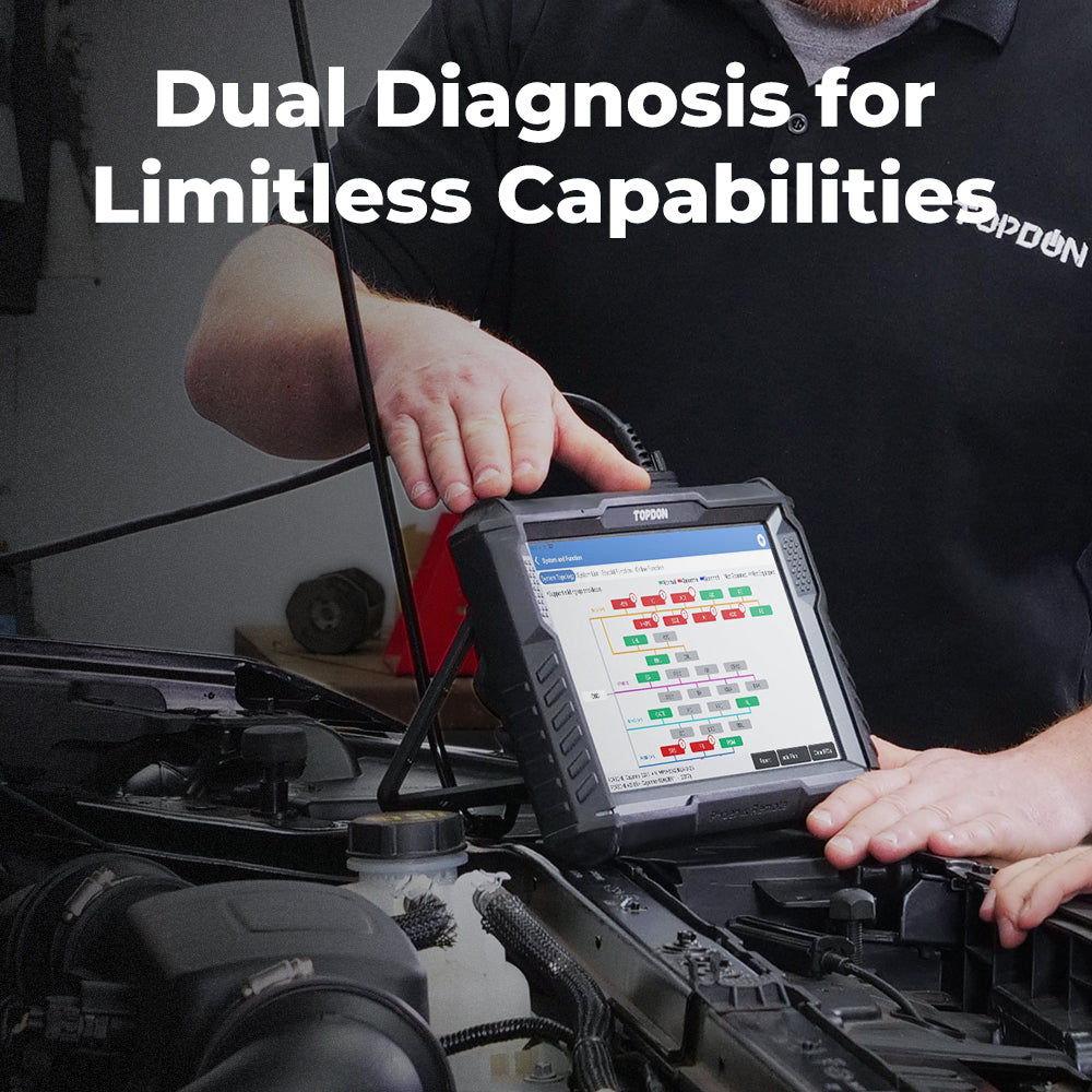 TOPDON 10.1" OE-Level Scan Tool Remote Programming, Cloud-Based Programming