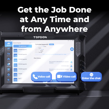TOPDON 10.1" OE-Level Scan Tool Remote Programming, Cloud-Based Programming
