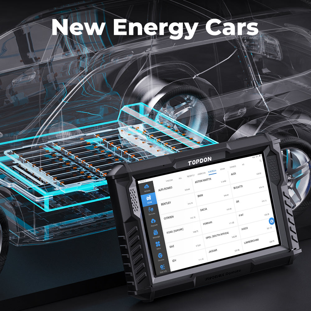 TOPDON 10.1" OE-Level Scan Tool Remote Programming, Cloud-Based Programming