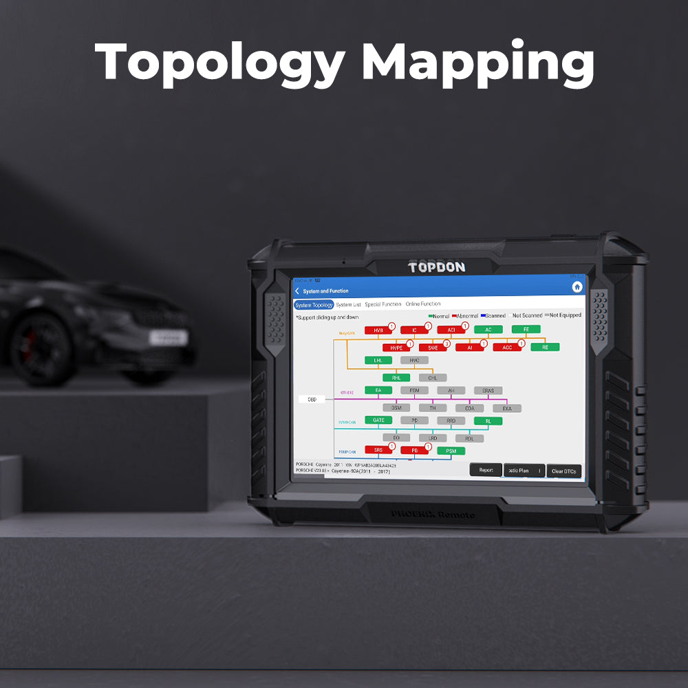 TOPDON 10.1" OE-Level Scan Tool Remote Programming, Cloud-Based Programming
