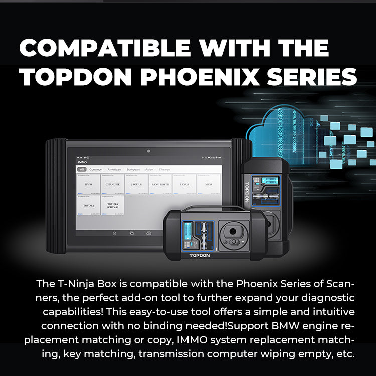 TOPDON Immobilizer Box & Key Programmer for Phoneix Line, EEPROM