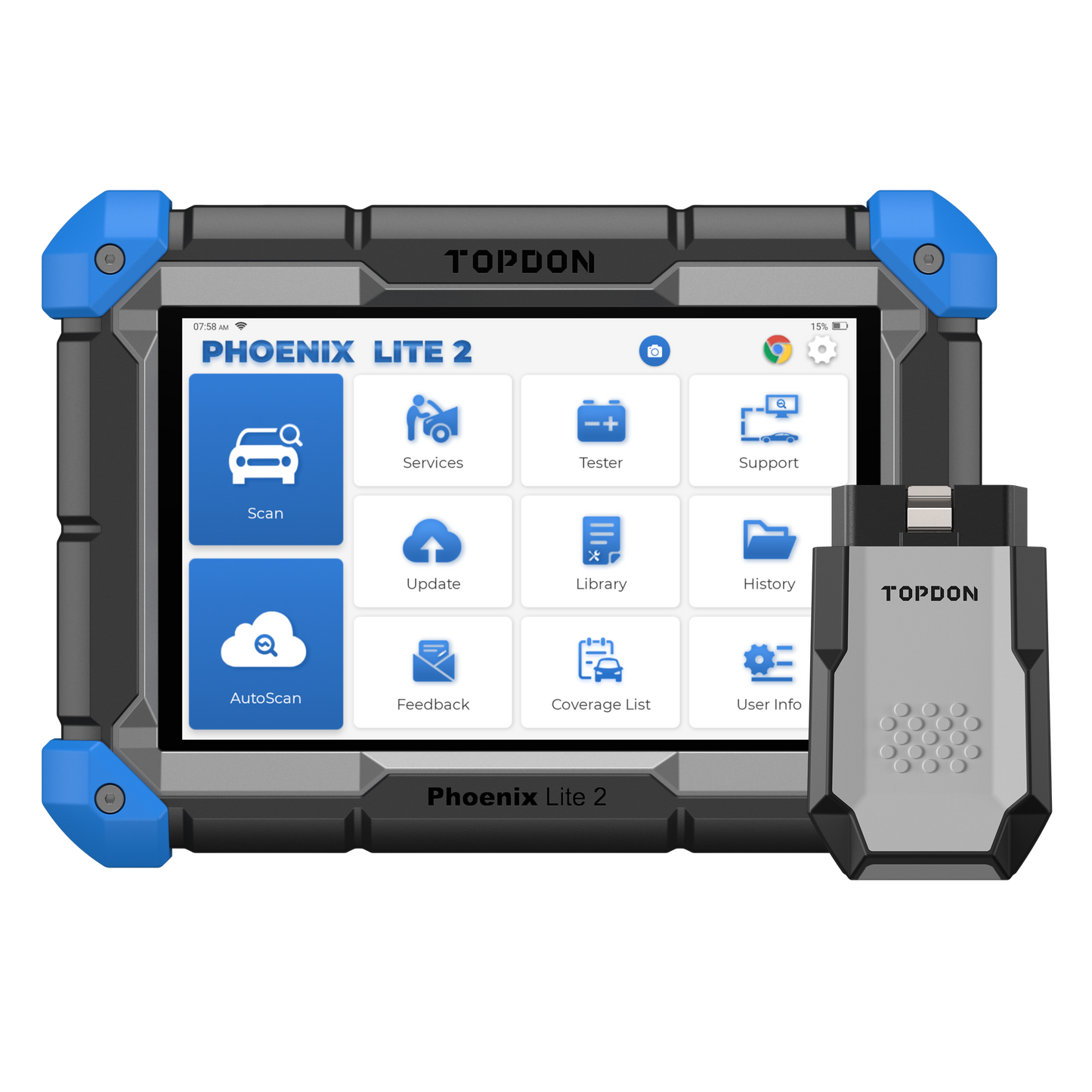 TOPDON Immobilizer Box & Key Programmer for Phoneix Line, EEPROM