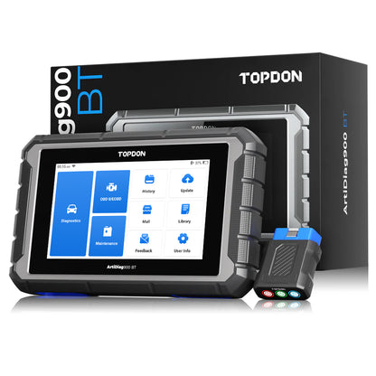 TOPDON 7" Bluetooth Scan Tool w/Serv Functions & Bi-Directional