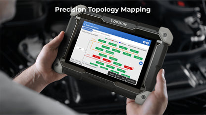 TOPDON 8" OE-Level Scan Tool, Serv Funcs, Bi-Directional Controls