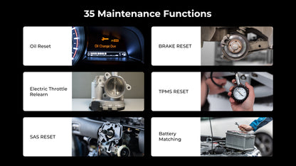 TOPDON 8" OE-Level Scan Tool, Serv Funcs, Bi-Directional Controls