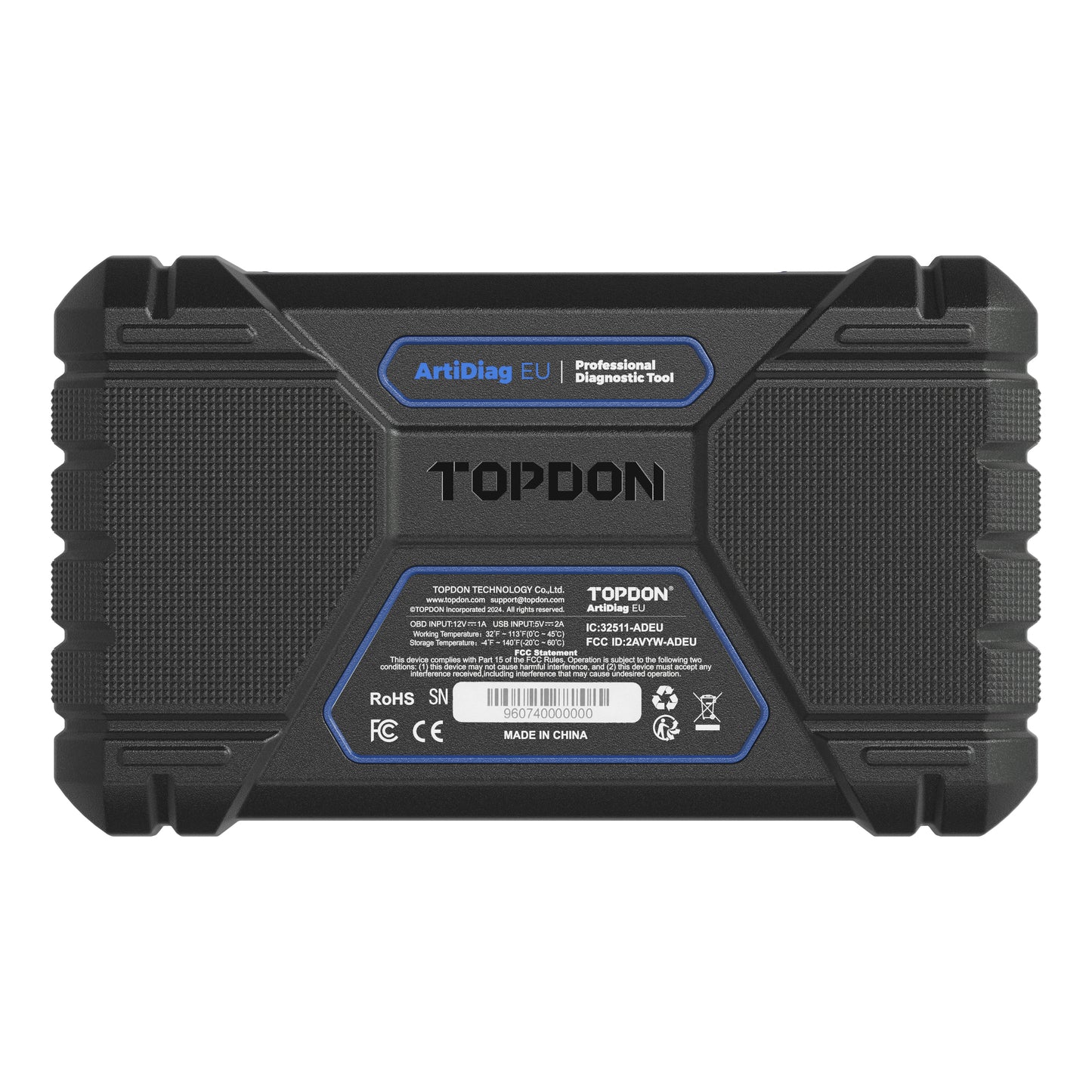 TOPDON 4" Scan Tool for Euro Vehicles, ECU Coding, Free Updates