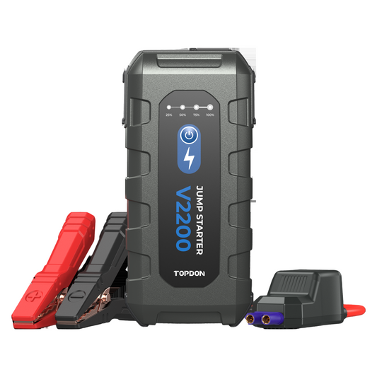 TOPDON 2200 Peak Amp Jump Starter, Power Bank, & Flashlight