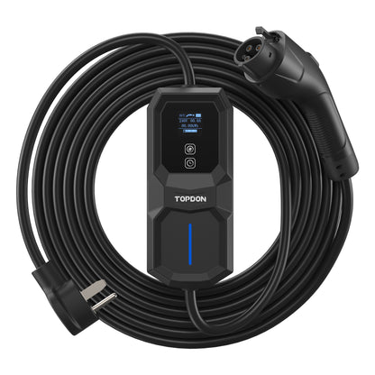 TOPDON Level 2 Portable EV Charger 32A, NEMA 6-50 Plug