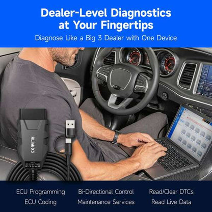 TOPDON J2534 Pass-thru Programmer for GM, Ford, and Chrysler