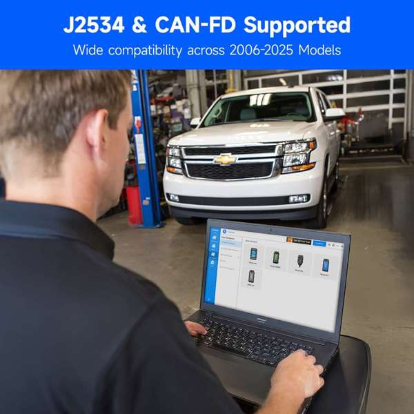 TOPDON J2534 Pass-thru Programmer for GM, Ford, and Chrysler