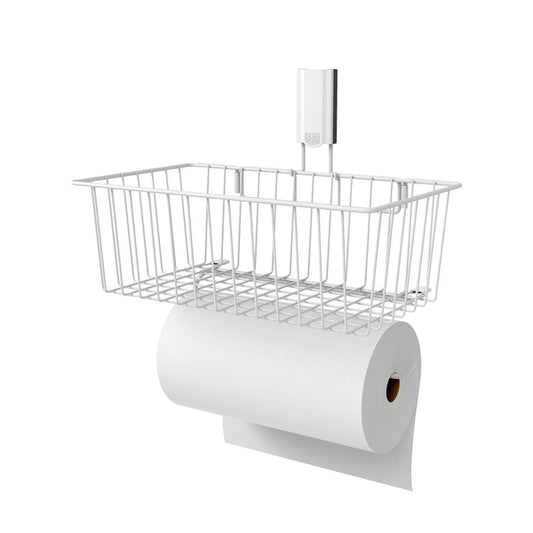 Utility Magnetic Basket with Towel Bar - Holds up to 35 lbs