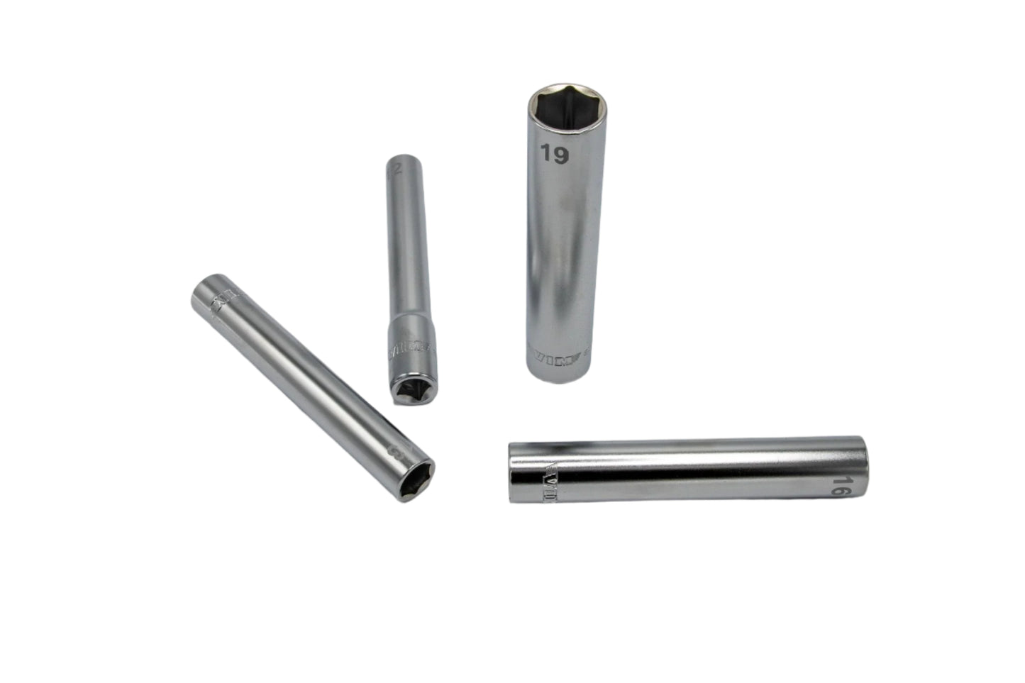 10 PC 3/8'' DR. EXTRA DEEP 6PT SOCKET SET (10 - 19MM)