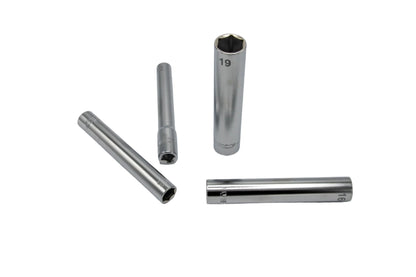 10 PC 3/8'' DR. EXTRA DEEP 6PT SOCKET SET (10 - 19MM)