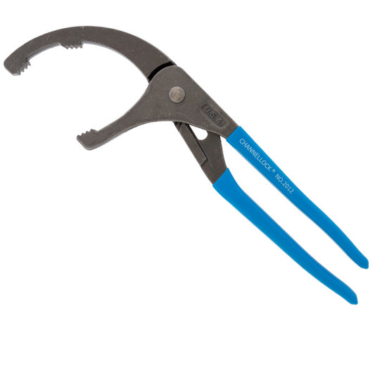 Channellock 12-Inch Oil Filter/PVC Angled Head Pliers