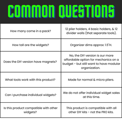 Toolbox Widget Plier Organizer [DIY]