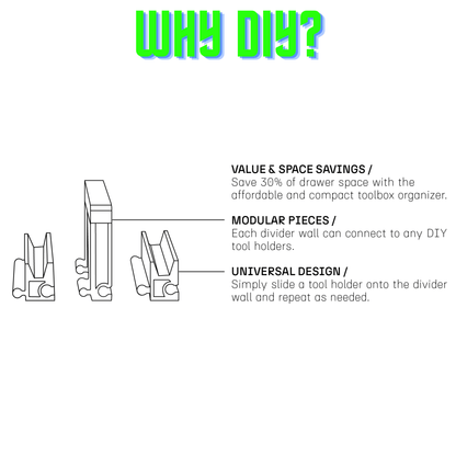 Toolbox Widget Wrench Organizer - Wide [DIY]