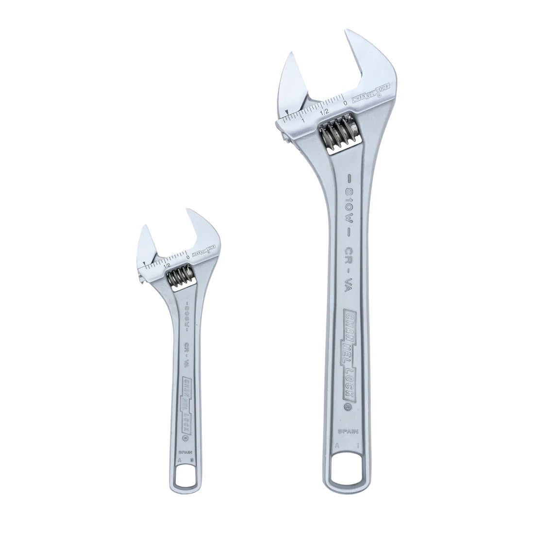 Channellock 2pc Adjustable Wrench Set