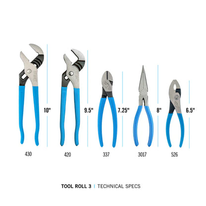 Channellock 5pc Professional Plier Set