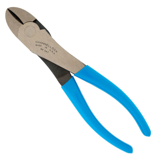 Channellock 8-Inch High Leverage Curved Diagonal Cutting Pliers
