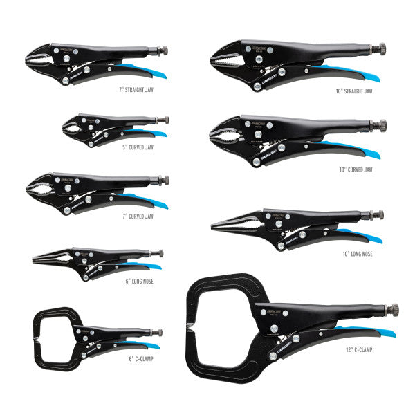 Channellock 9PC Locking Pliers Set W/Tray