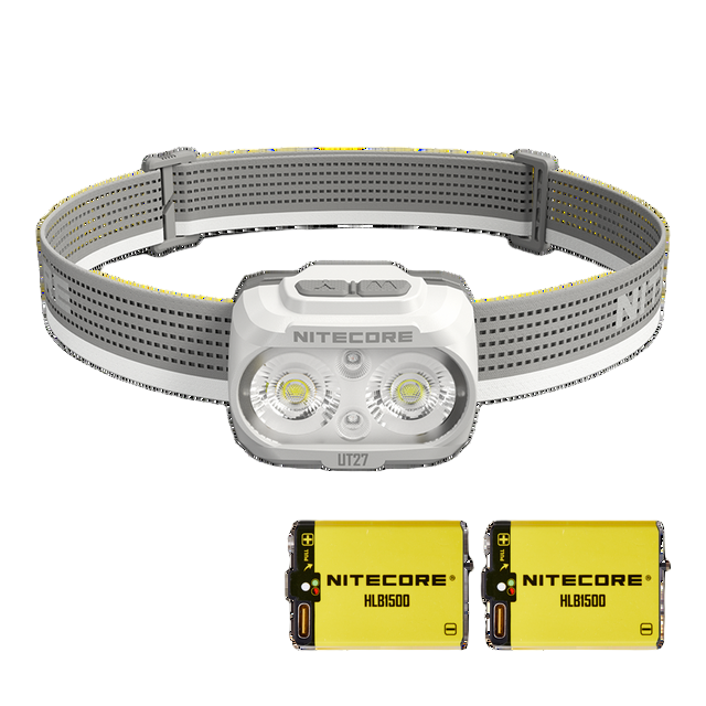 Nitecore UT27 Pro 800 lumen Rechargeable Running Headlamp - Includes Extra HLB-1500 Battery