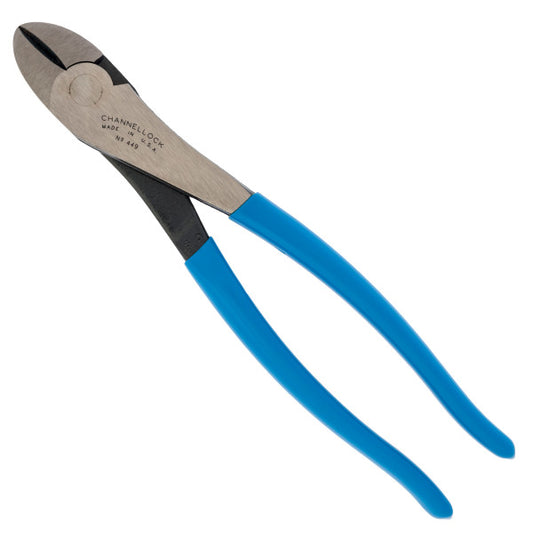 Channellock 9.5-Inch High Leverage Curved Diagonal Cutting Pliers