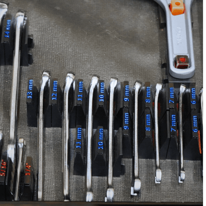 Toolbox Widget Wrench Size Labels - SAE (2.0)