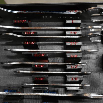 Toolbox Widget Wrench Size Labels - SAE+ (2.0)